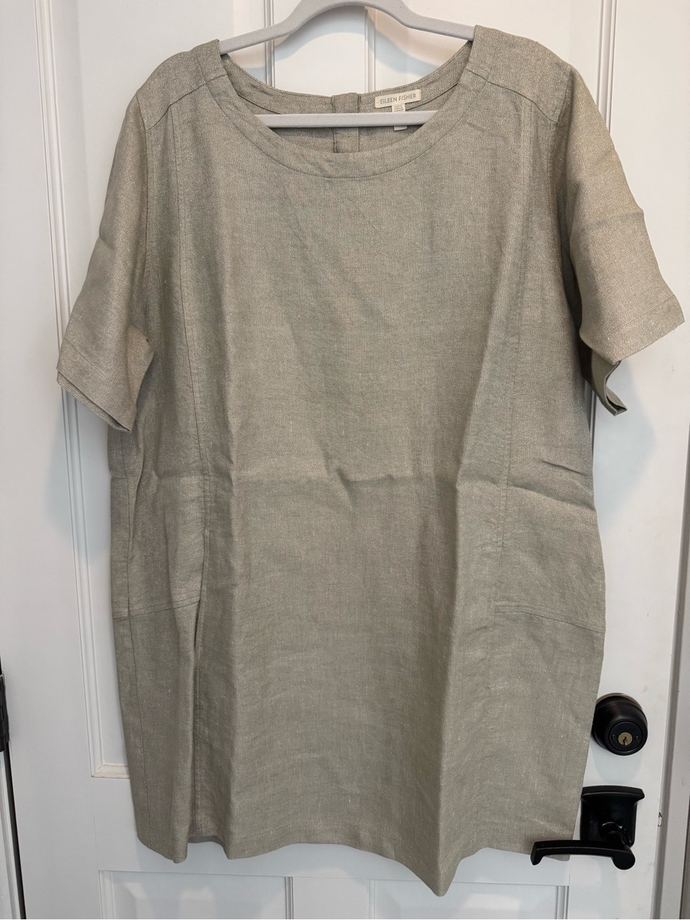 Eileen Fisher Women's Short-Sleeve Dress | Size XL